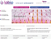 Tablet Screenshot of labio.fr